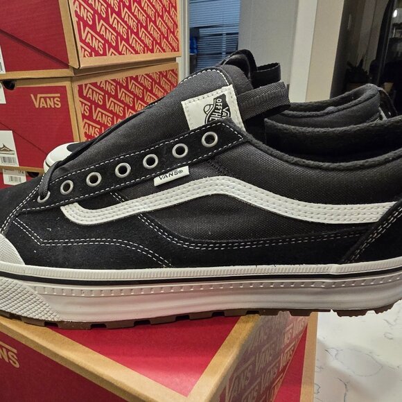 Vans Mte Old Skool Waterproof Black White VN000CVNBA2 Mens Size 13 Shoes NEW - Picture 7 of 12